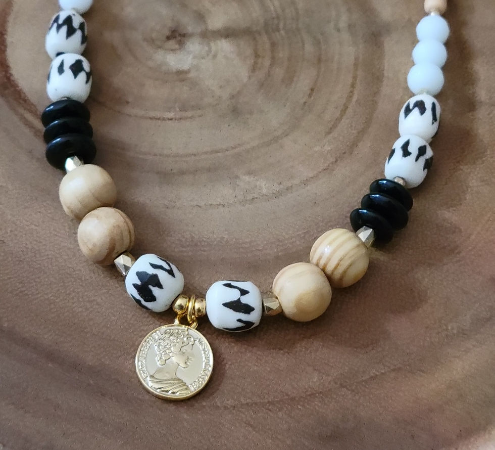 Thumbnail: Gold Plated Coin Handmade Necklace