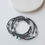 Thumbnail: Mother's Day gift: Hematite  Hamsa Evil Eye Handmade Five Bracelet Stack