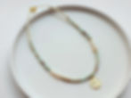 Shoushan Natural Stone & Pearls Short Handmade Necklace