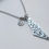 Thumbnail: Jewish Jewelry Stainless Steel Map of Israel "Shema Israel" Necklace