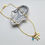 Thumbnail: Chai & Star of David 18k Gold Stainless Steel Necklace