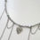 Thumbnail: Silver Crystals Choker Handmade Necklace with Hanged Chains