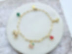 18K Gold Plated Handmade Charm Bracelet