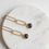 Thumbnail: Gold Plated Black Crystal Stud Earrings