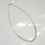 Thumbnail: Platinum / Stainless Steel Silver Leaves Necklace