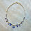 Thumbnail: Pearls & Blue Emulate Charms Handmade Necklace