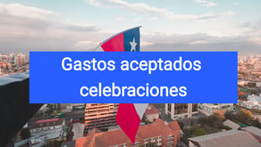 Gastos aceptados celebraciones