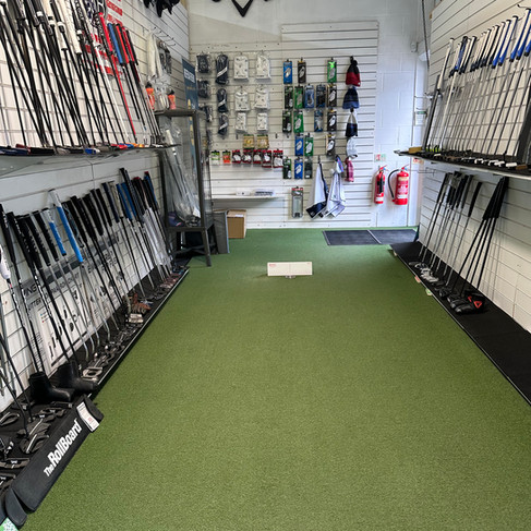 Look at all those putters!