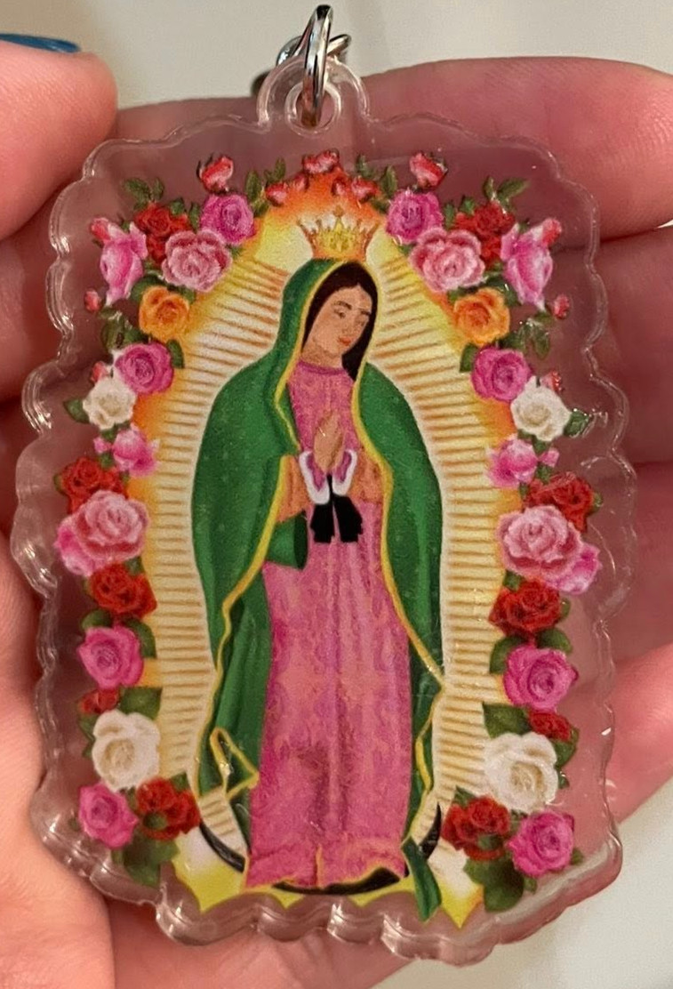 Miniatura: Llavero de la Virgen de Guadalupe