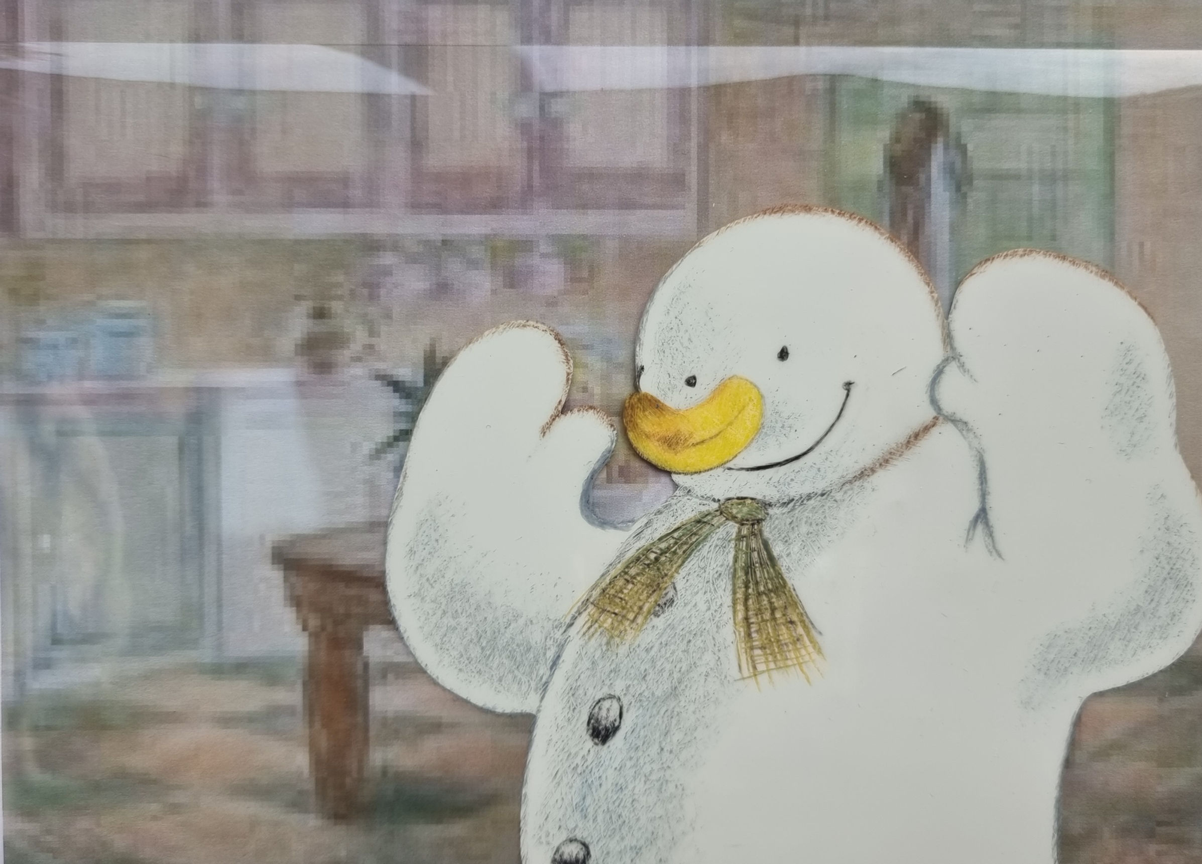 The Snowman Raymond Briggs James Film Original 1982 Animation Art Cel