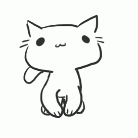 THE CUTE DANCING CAT YOU CAN LOOK AT FOR HOURS WITHOUT GETTING BORED BECAUSE IT'S DANCING.