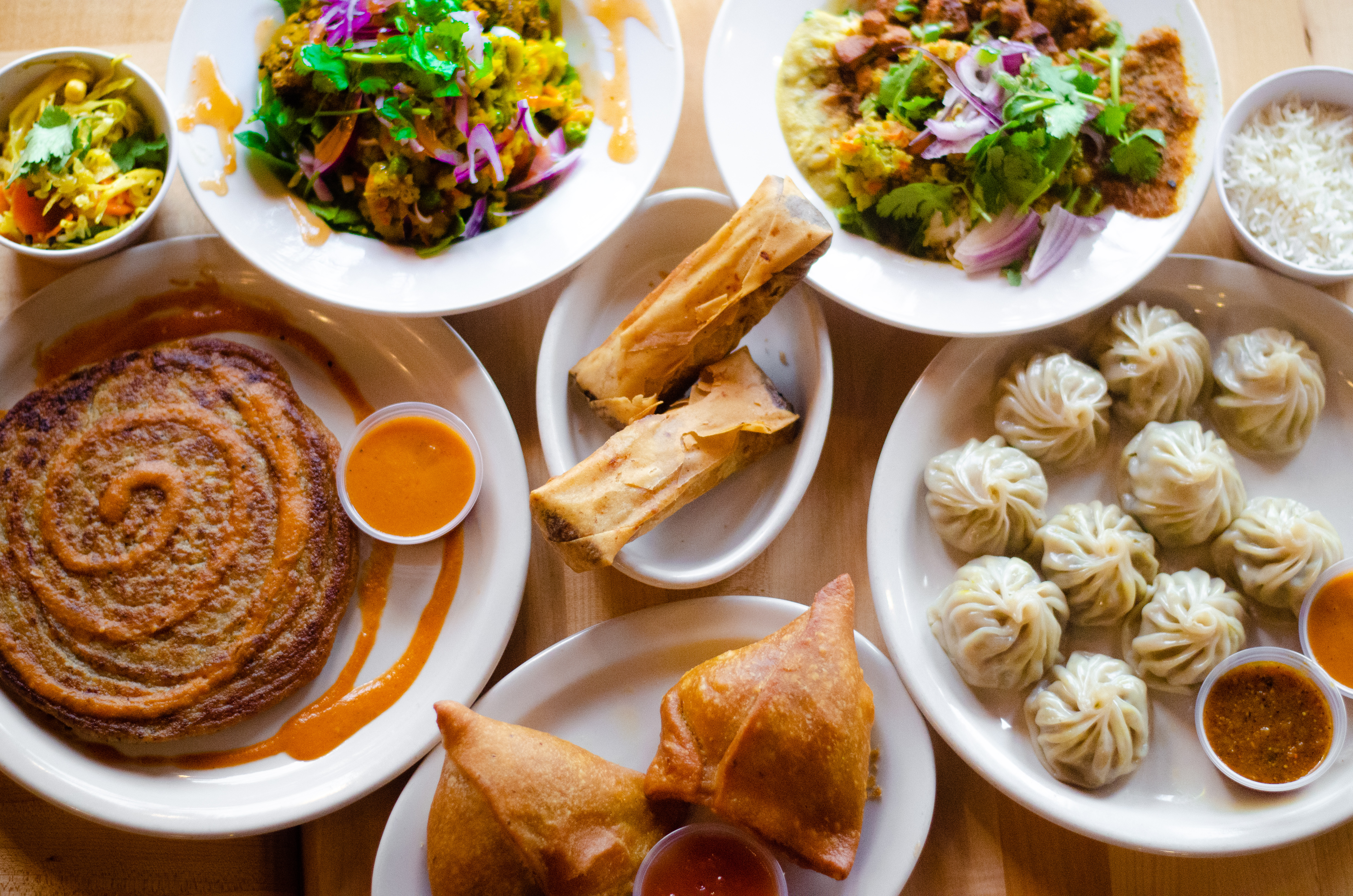 Arranged Food and Objects