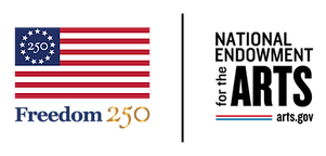Freedom 250 National Endowment of the Arts Logo