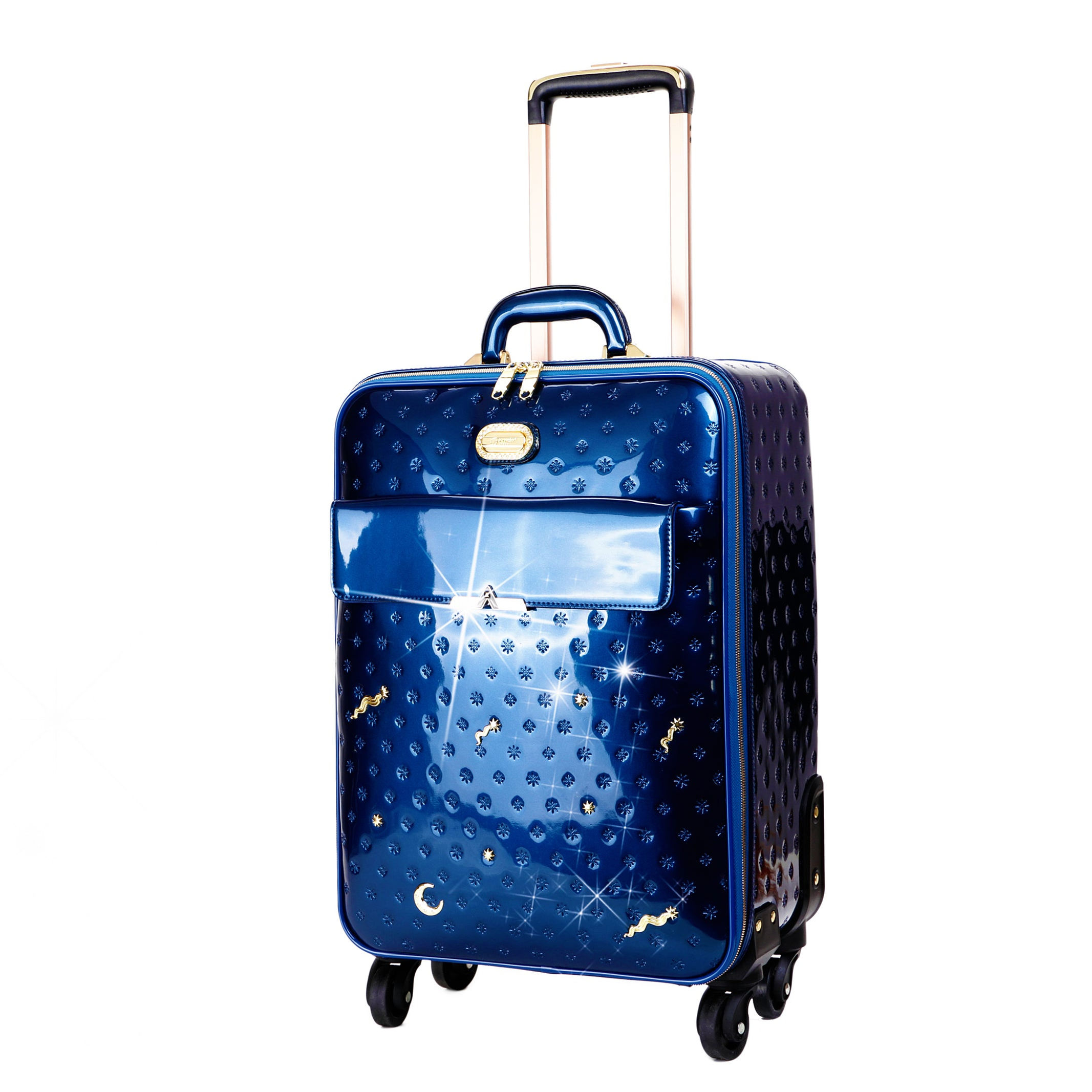 Meteor Sky Underseat Travel Luggage With Spinners