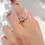 Миниатюра: 18 Gold Karats Natural Crystals Hand Wired Adjustable Ring