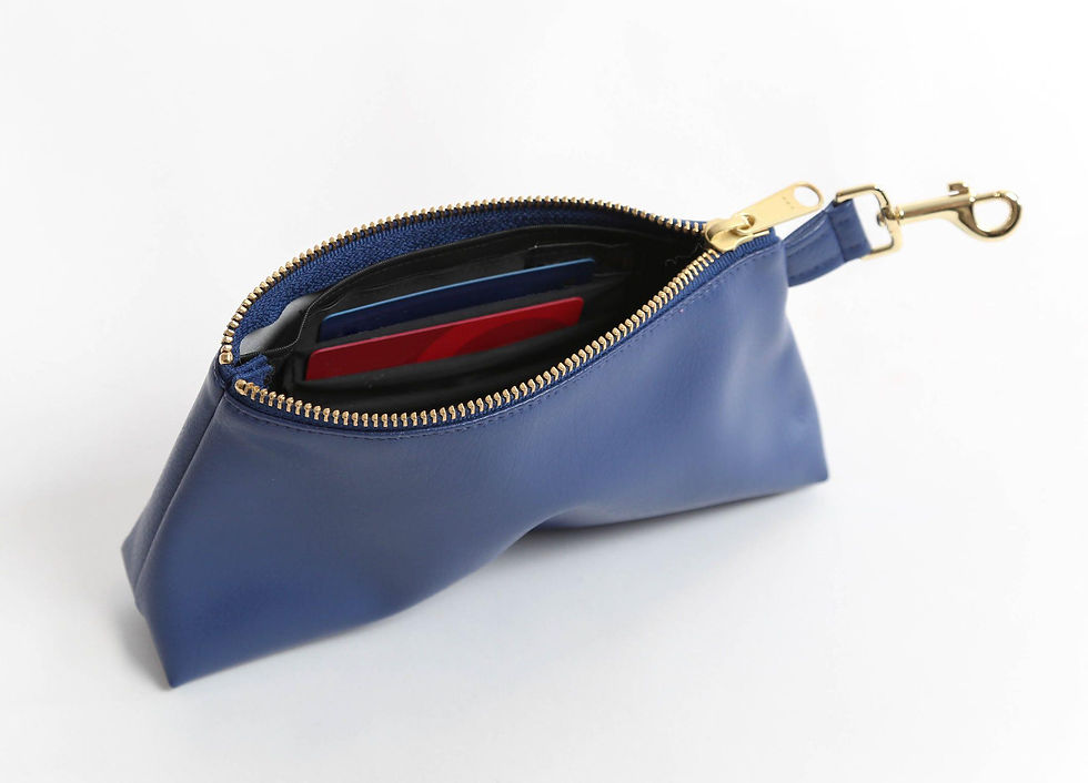 Miniaturbild: Royal Blue Vegan Leather Bag