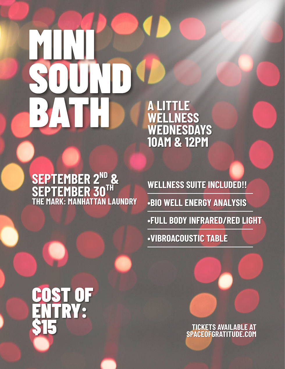 mini soundbath: Workday Wellness