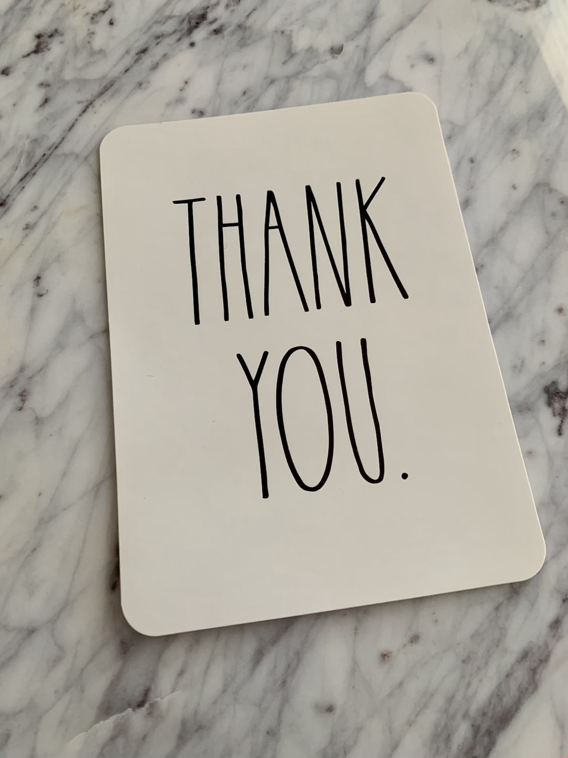 Jumbo THANK YOU- Card