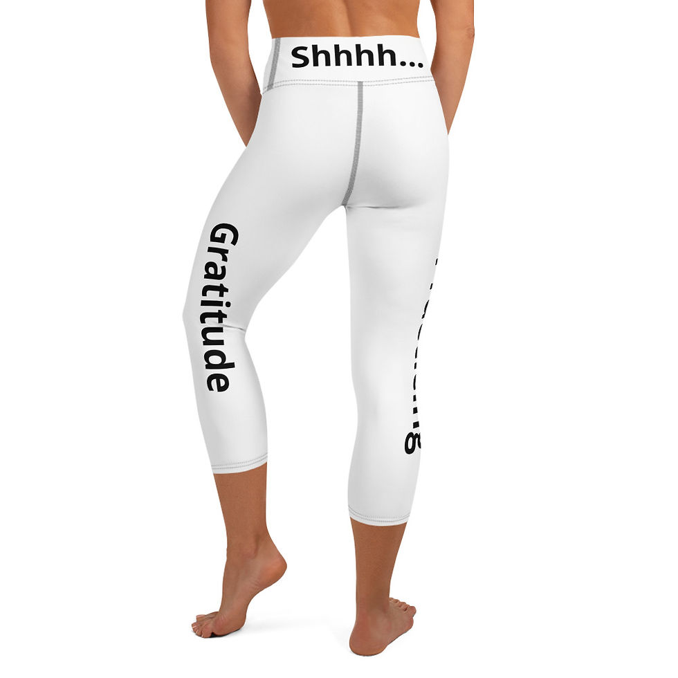 Thumbnail: Practicing Gratitude Yoga Capri Leggings
