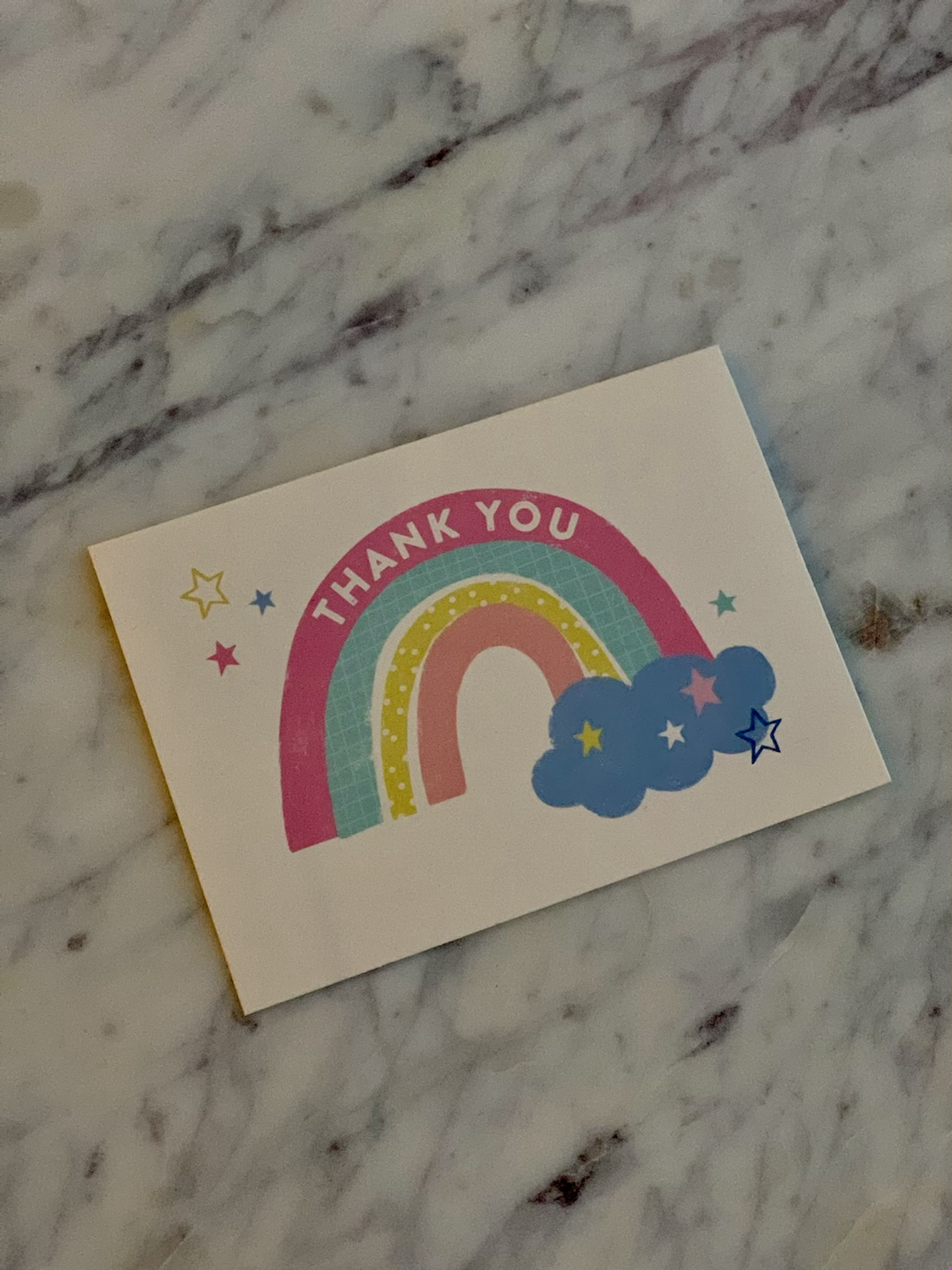 Rainbow Thank You-Card