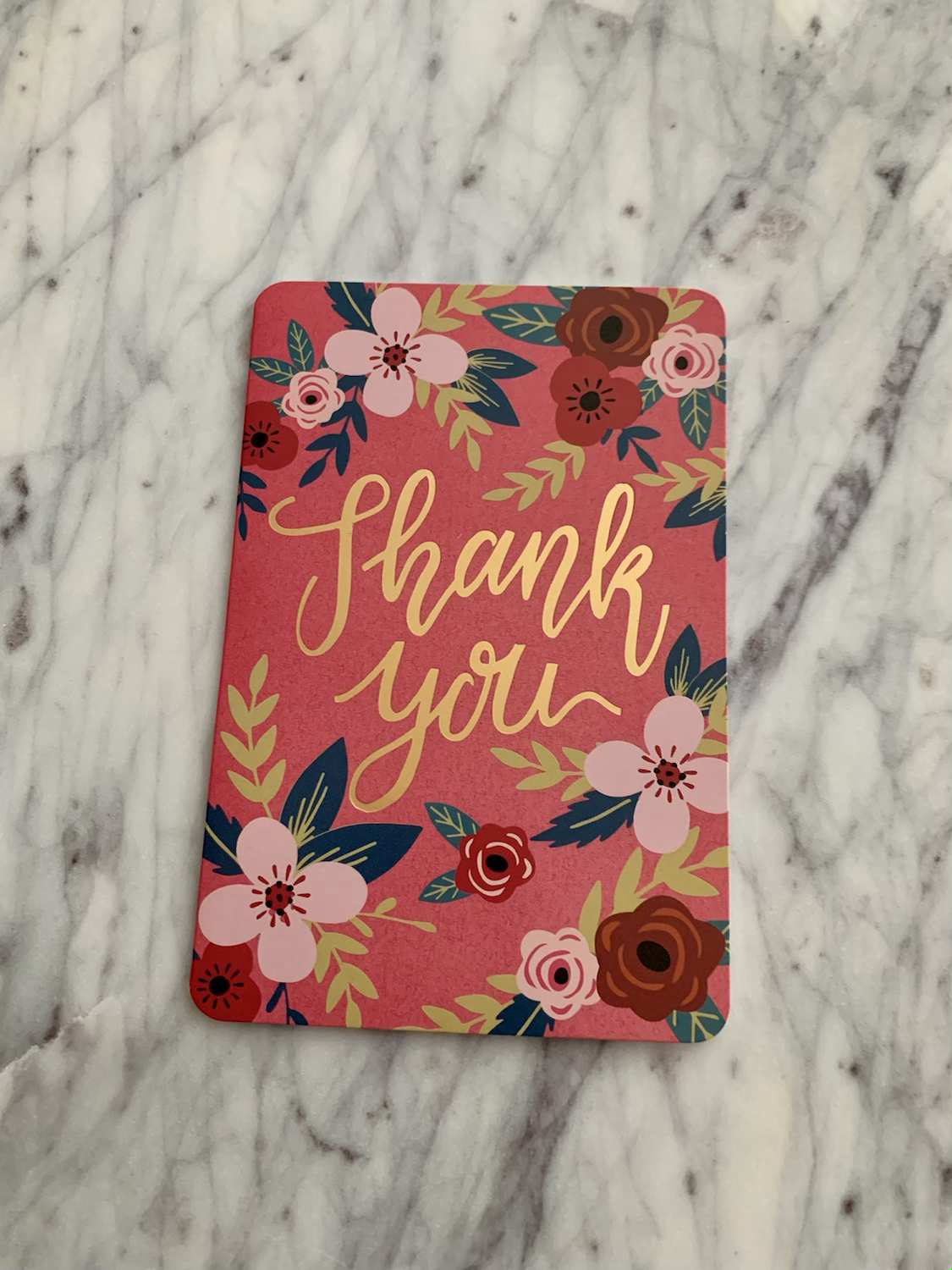 Seasonal Thank you-Card