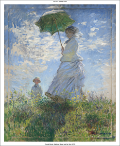 Claude Monet's painting Woman with Parasol
