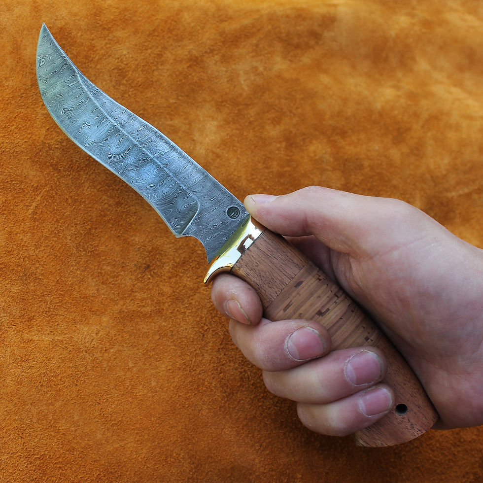 Миниатюра: Дамасский нож "Феникс"