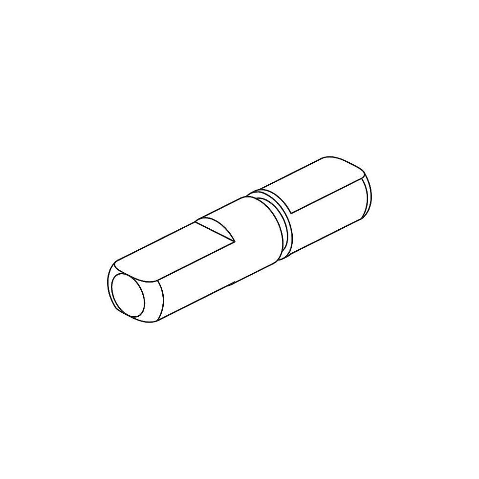 COULISSE Roller blind intermediate connecting pin flat RC3018