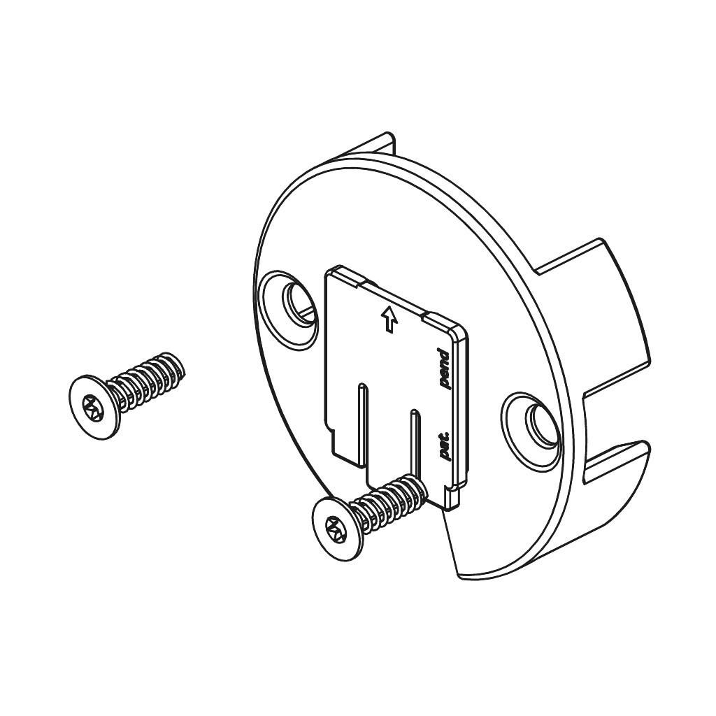 COULISSE Bracket adapter RC4034-ABC