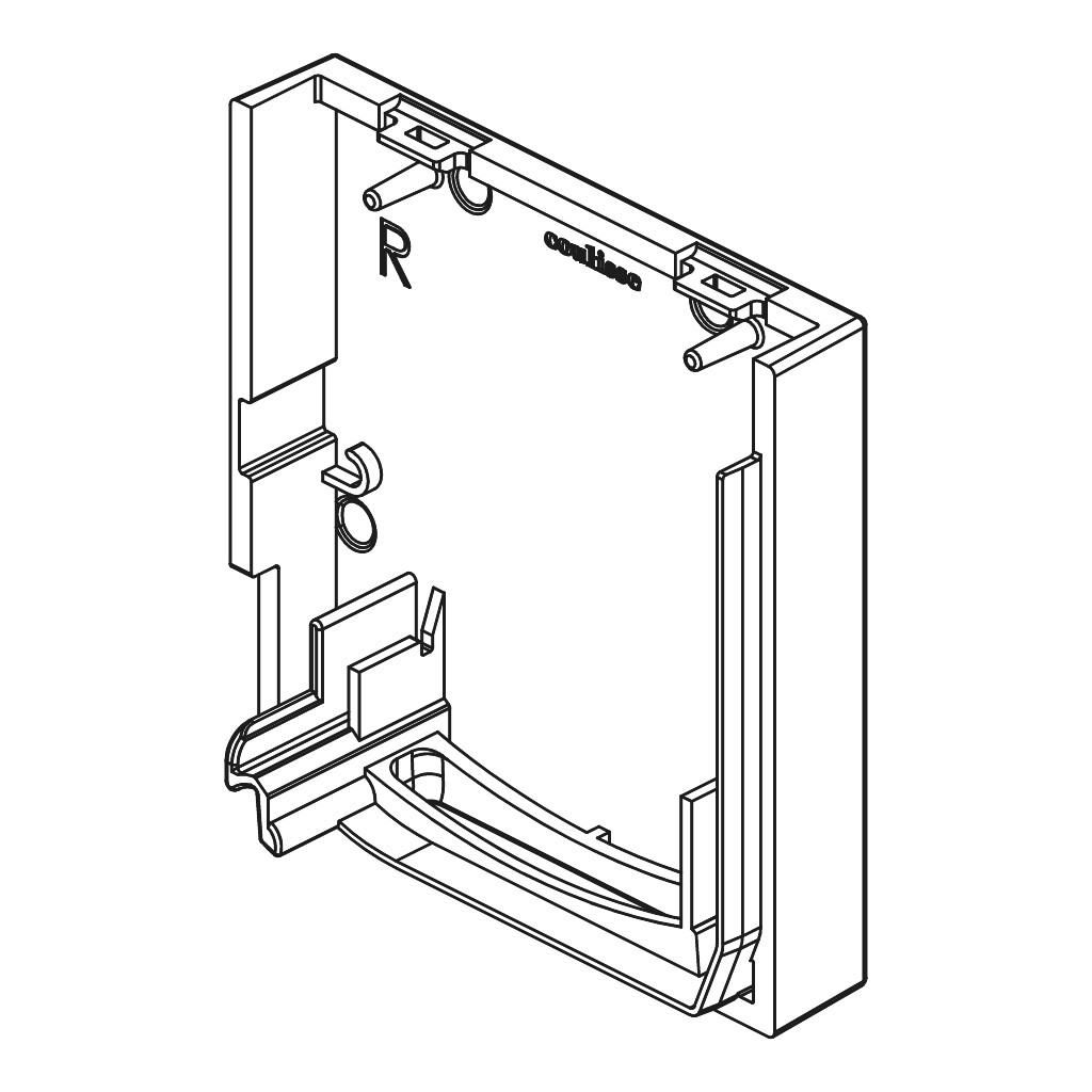 Product # RC3041-GR Cassette End Cap Square M Chain Right Grey