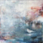 Atmospheric original contemporary acrylic painting of bird by Tracey Lane Atlanta artist