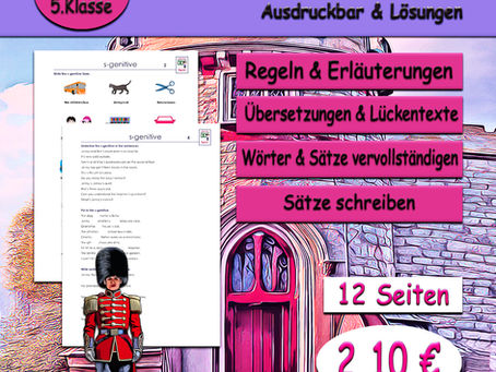S-Genitiv Englisch Unterrichtsmaterial
