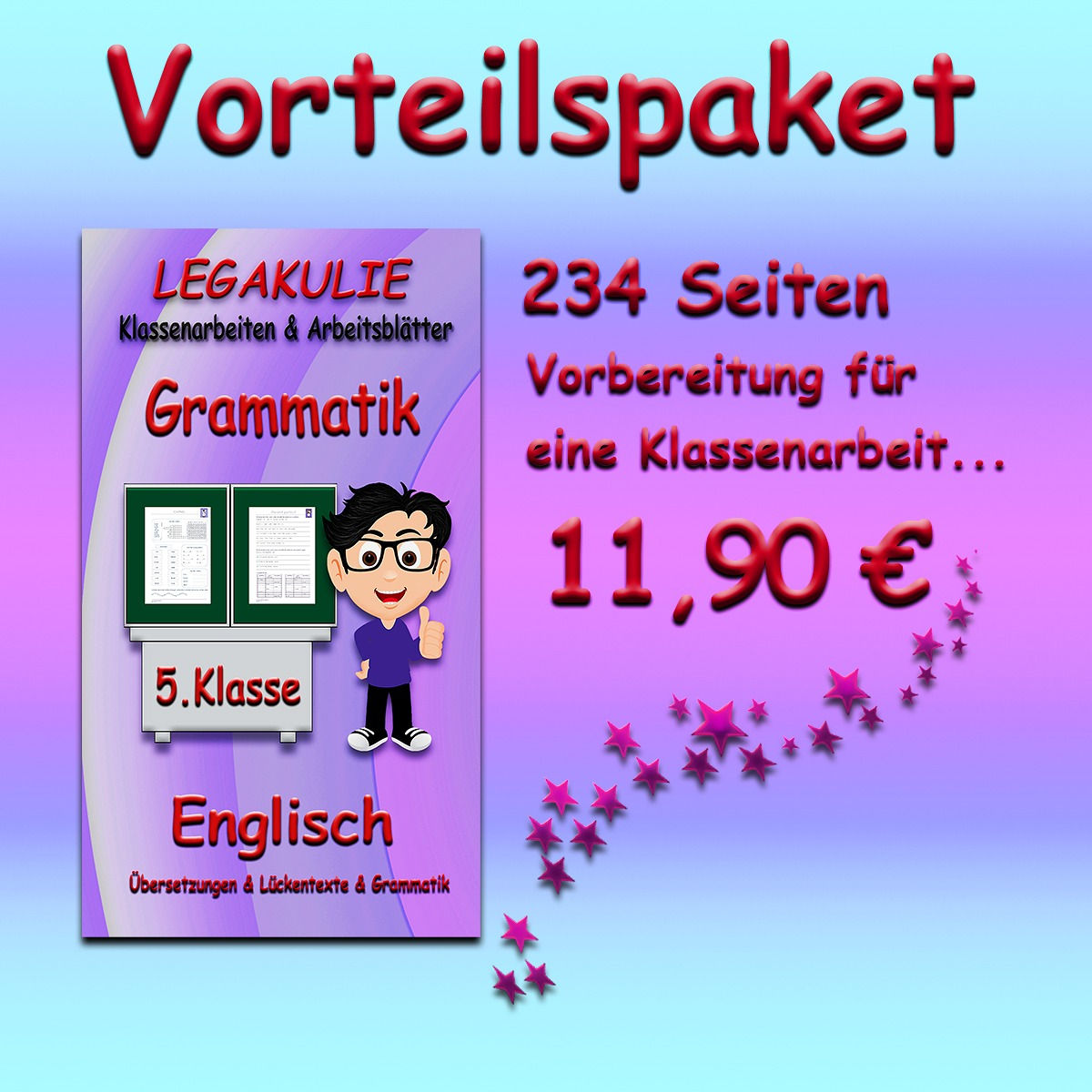 5. Klasse Grammatik | Englisch Unterrichtsmaterial - Interaktives Arbeitsblatt PDF