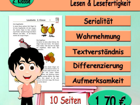 Lesetexte 2.Klasse Deutsch Unterrichtsmaterial