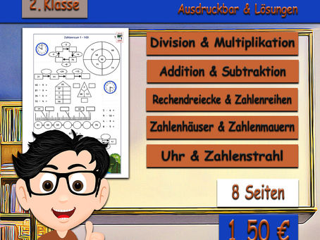 Rechenblatt Zahlenraum 1-100 Mathematik Unterrichtsmaterial