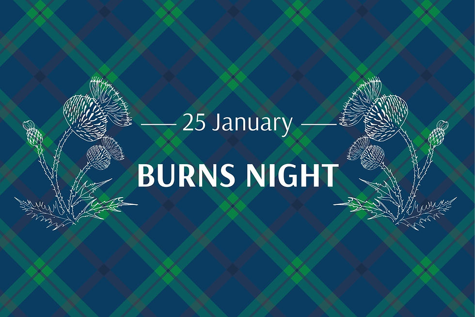 Burns Night Ceilidh - Sun 25 Jan 2026, 7.30pm, £16