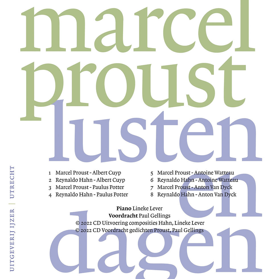 CD-cover 'Lusten en Dagen'