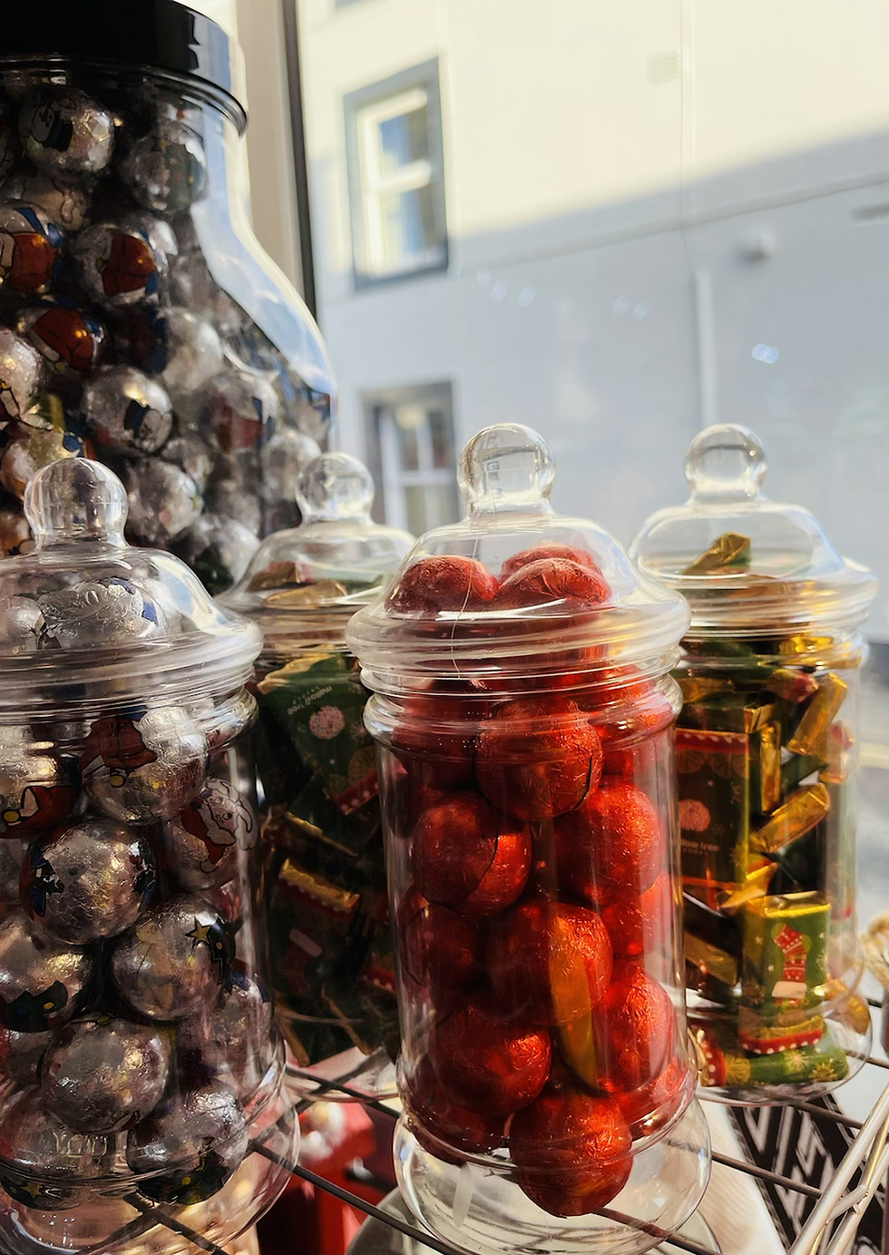 Thumbnail: Jar of Christmas Chocolates