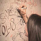 Writing on the Walls in Verona, Italy, h