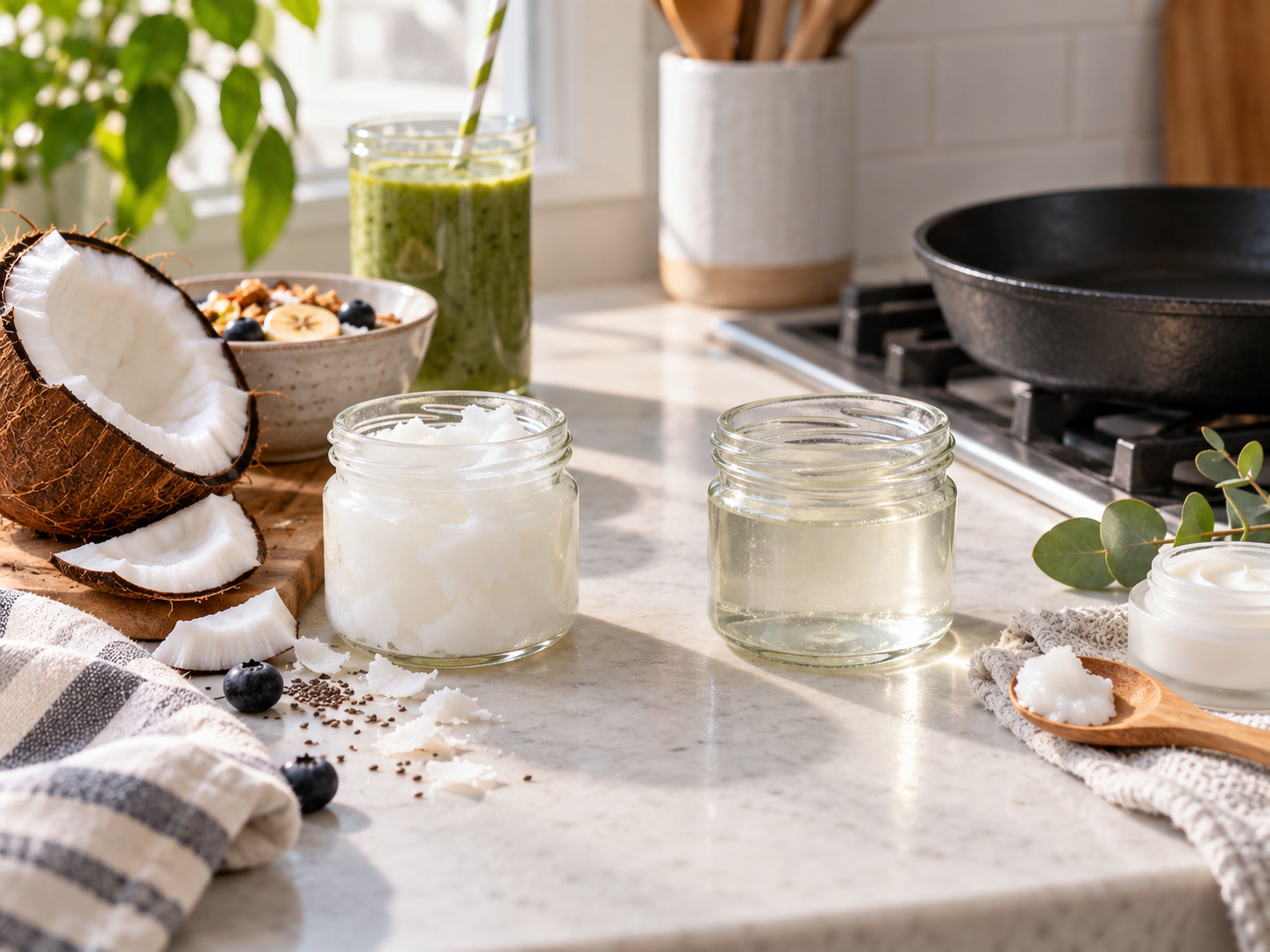 Refined vs. Unrefined Coconut Oil