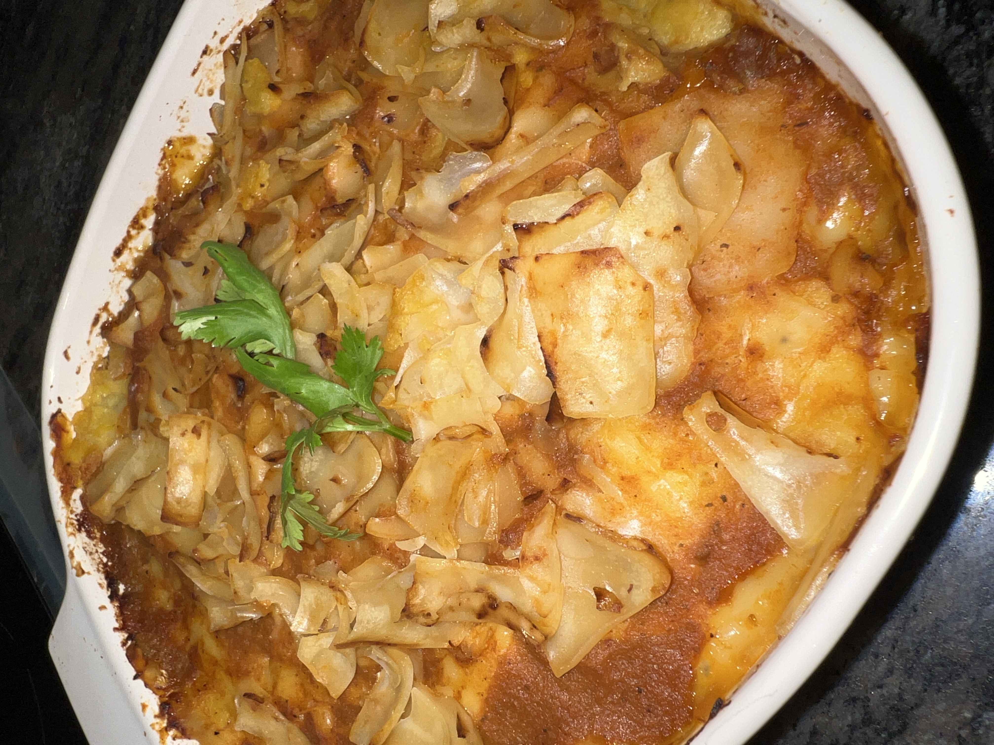 Pastelón de Plátano Maduro