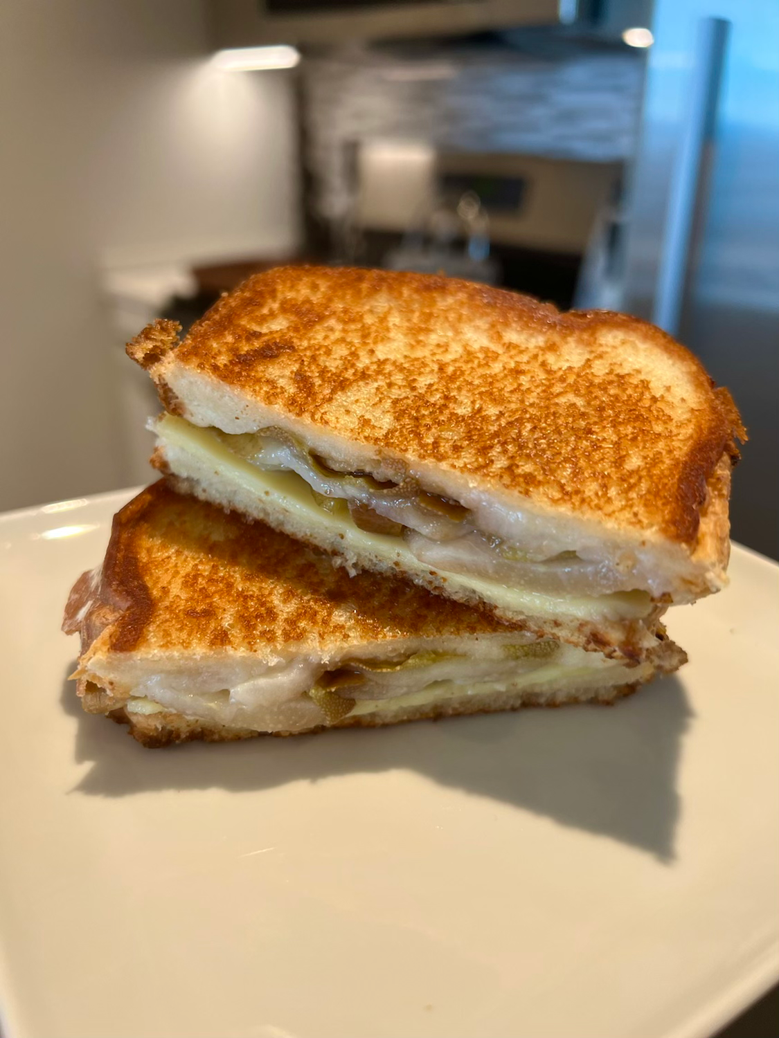 Vegan Grilled Cheese & Pear Sandwich