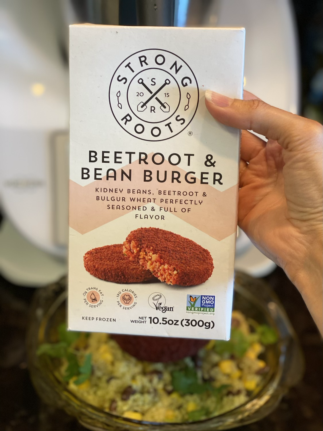 Beetroot and Bean Burger Patty