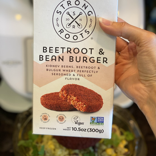 Beetroot and Bean Burger Patty