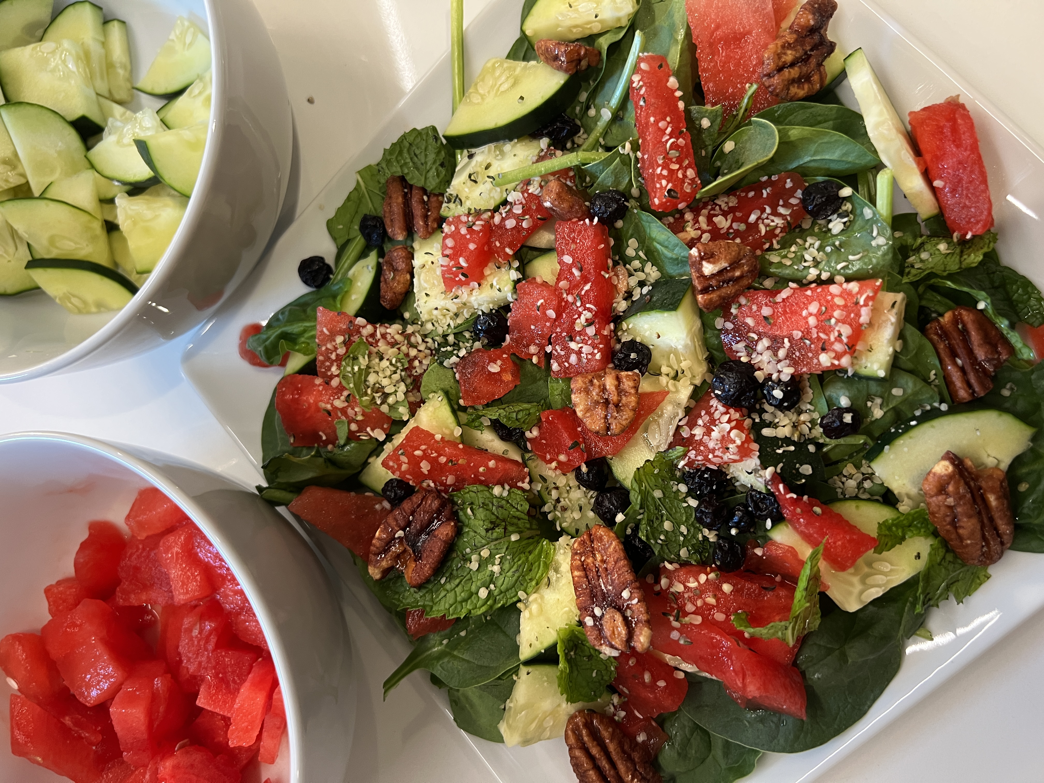 Sweet Summer Salad with Balsamic Mustard Vinaigrette