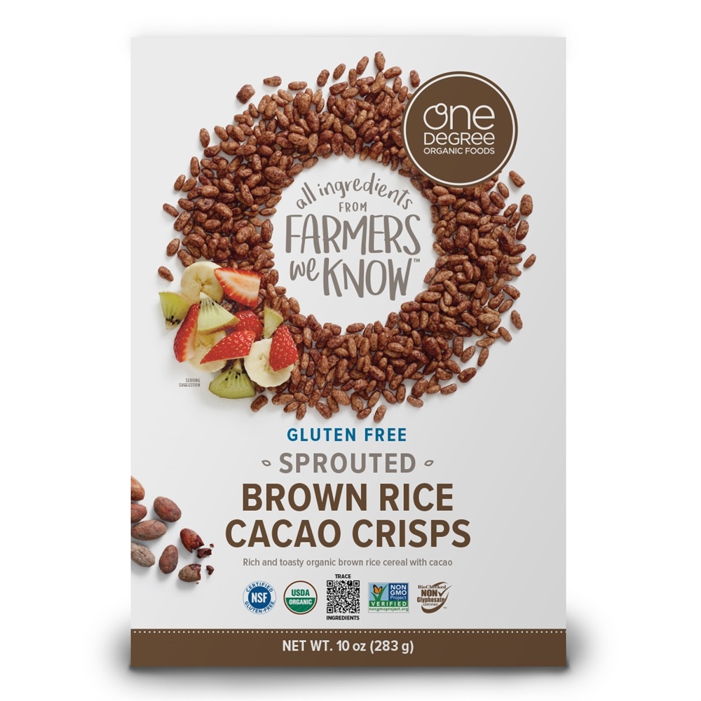 brown rice cacao crisps