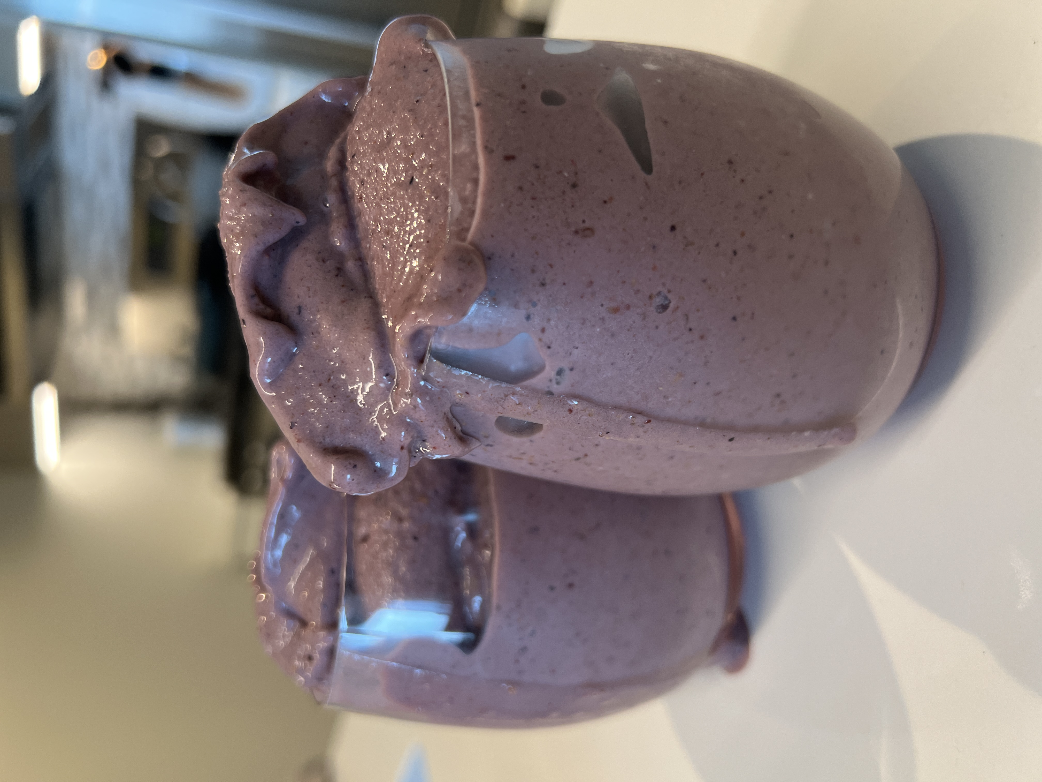 chocolate protein smoothie