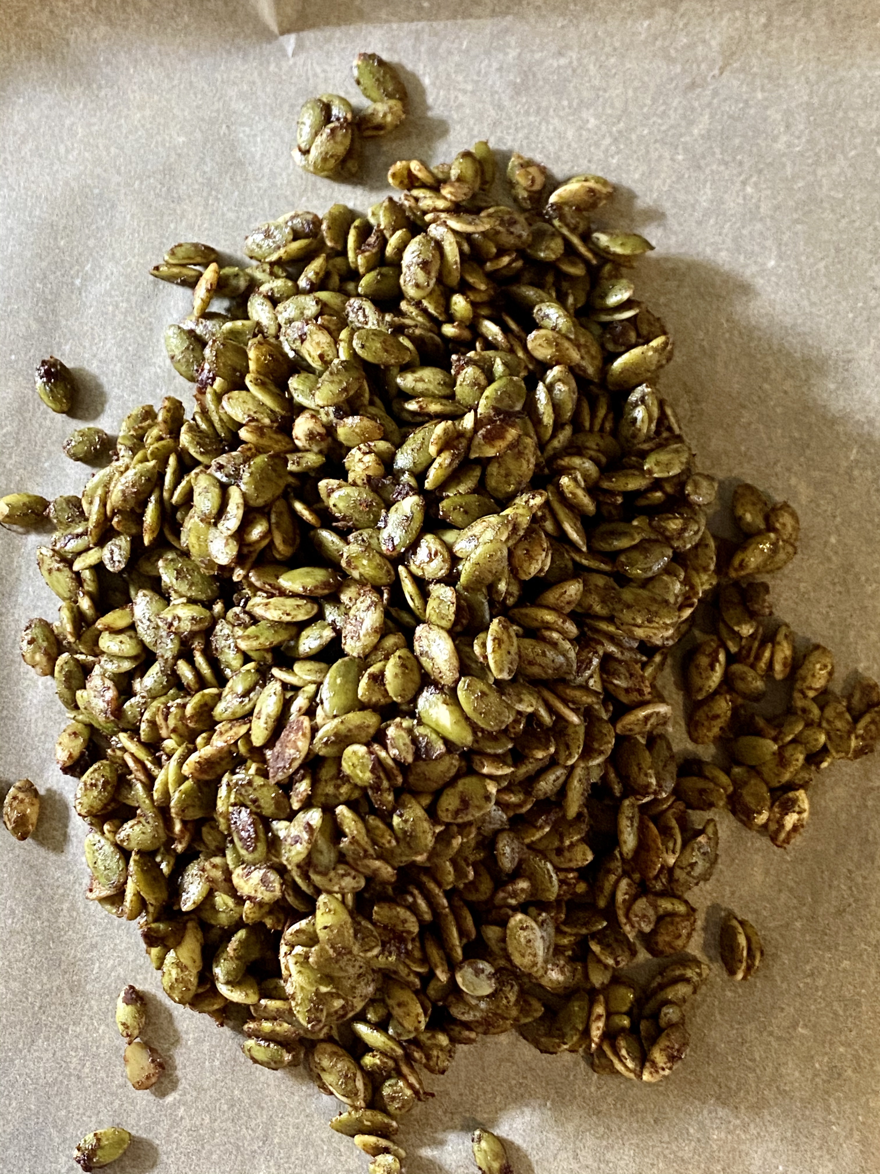spiced pumpkin seeds