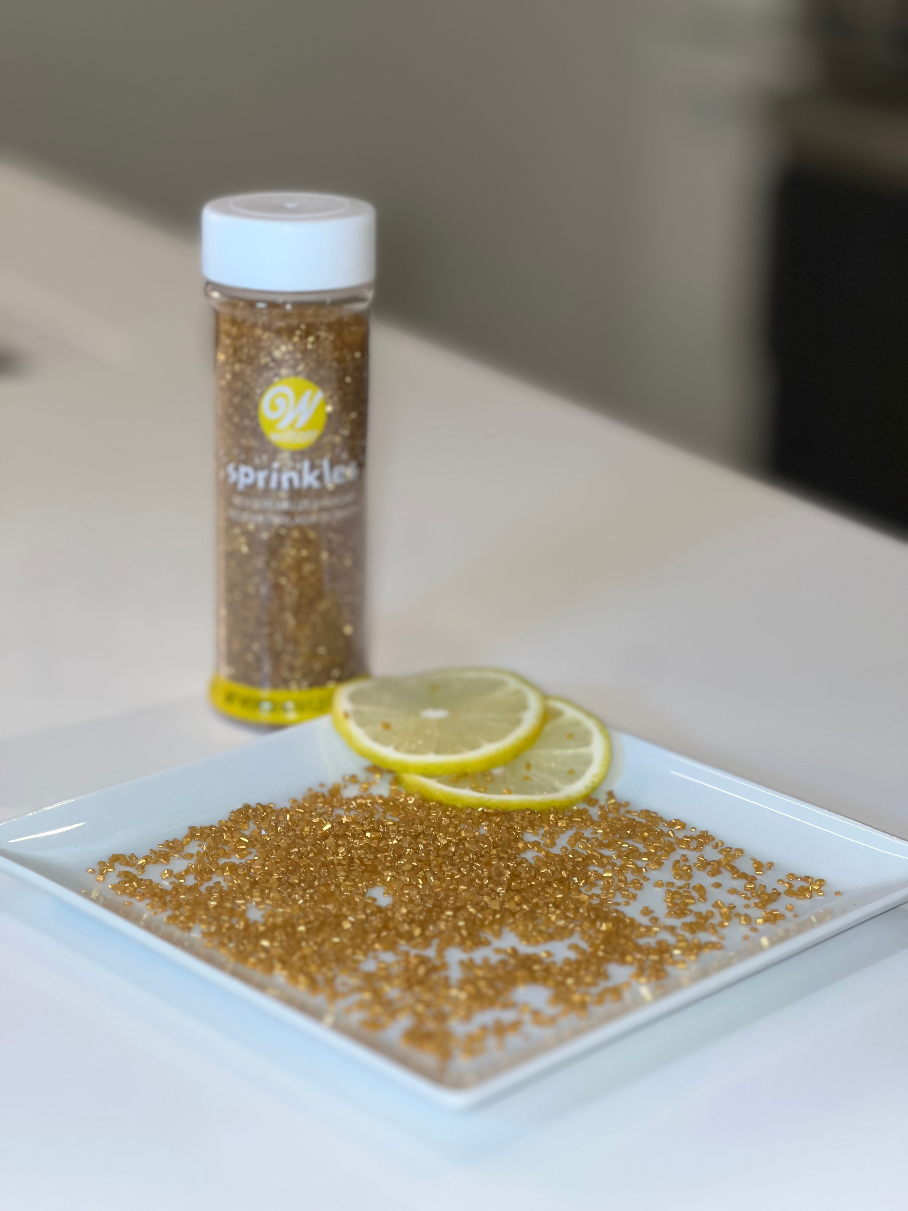gold sugar sprinkles