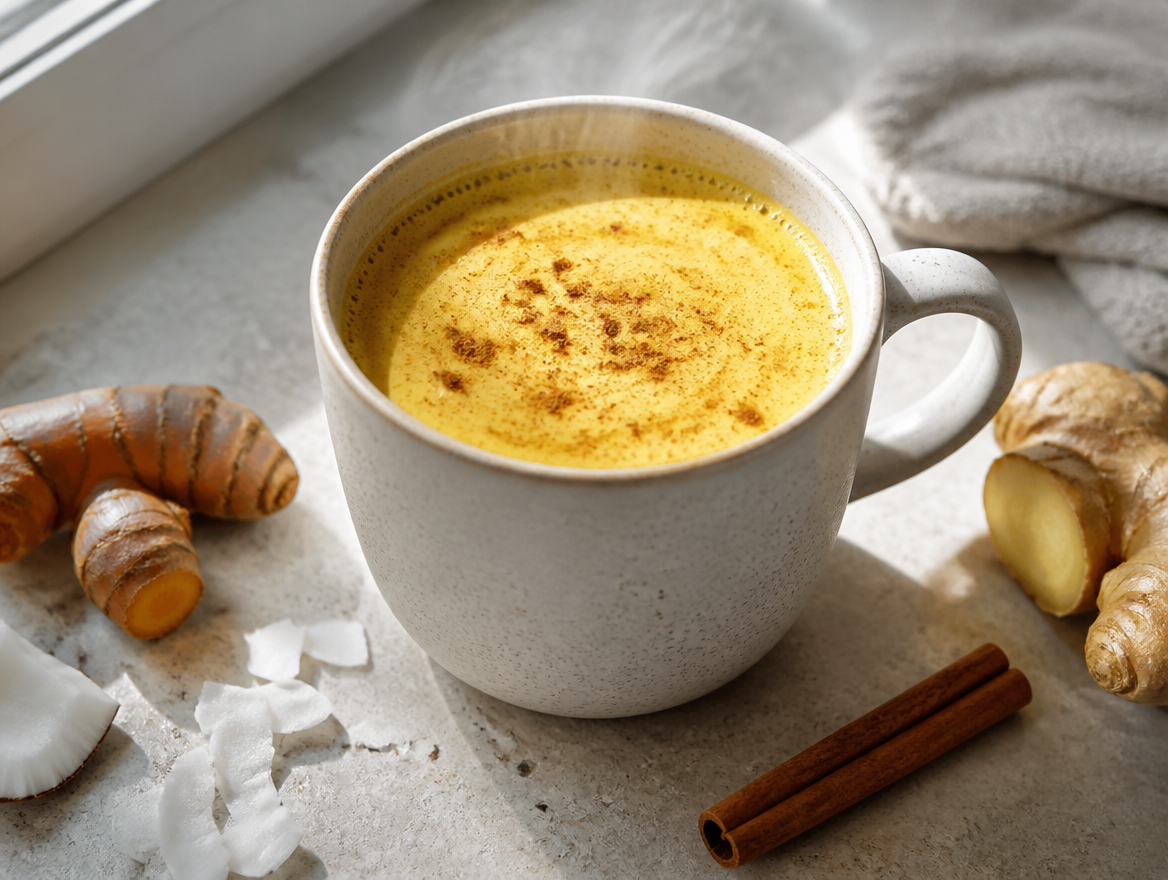 Turmeric Ginger Coconut Latte